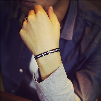 

Couple Bracelet A couple of male Chaozhou girls Korean version Chaozhou students retro simple European&American personality Ba