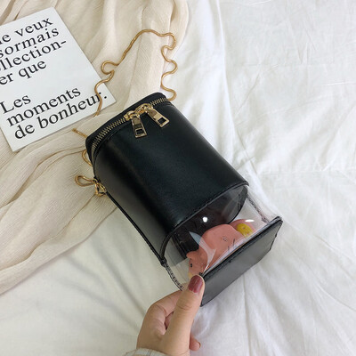 

Tailored Fashion Women leather Pig Duck Crossbody Bag Cute Shoulder Bags Messenger Bags