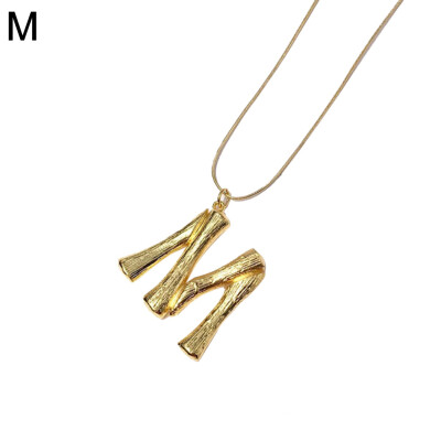 

Large A to Z 26 Letters Pendant Necklace Women Fashion Statement Jewelry Gifts