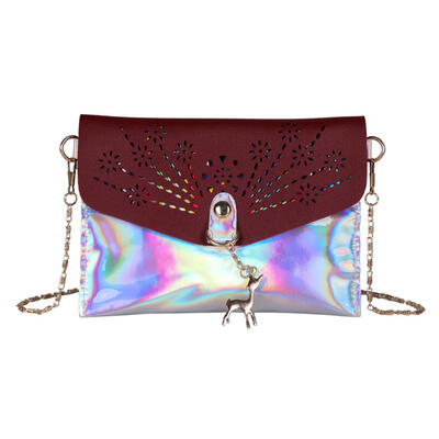 

Girls Hollowed Laser Shoulder Handbags Women Chain Small Deer Crossbody Bag