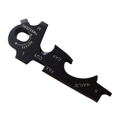 

8 in 1 Multitools EDC Stainless Steel Keychain Outdoor Survival Gear Gadget