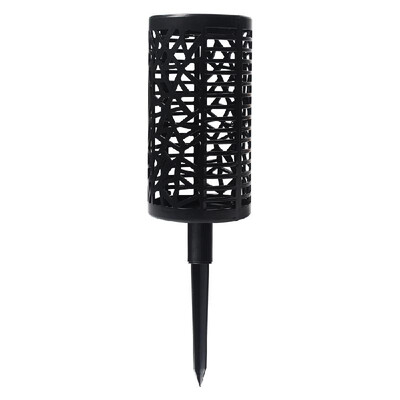 

Portable Outdoor Decoration Intelligent Double Color Light Solor Panel Lawn Lamp With Hollowed-Out Shape