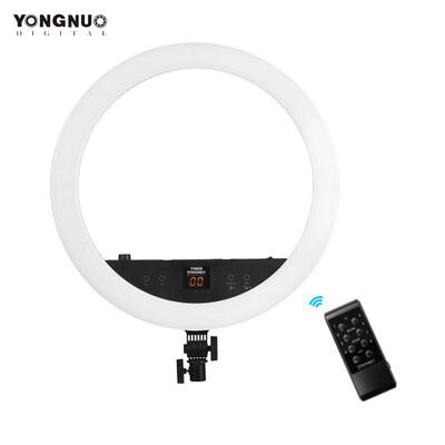 

YONGNUO YN808 22 Inch Large LED Video Ring Light Studio Photography Lamp 48W Dual LED Display 3200K5500K Bi-Color Temperature Dia