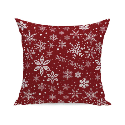 

〖Follure〗Christmas Super Soft Square Throw Pillow Case Decorative Cushion Pillow Cover A