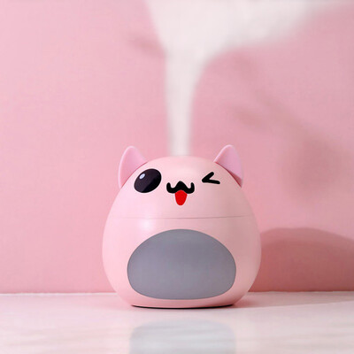 

Gobestart USB Air Humidifier Silent Ultrasonic Diffuser Changing Cute LED Night Light