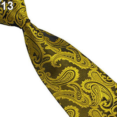 

Men Fashion Paisley Floral Pattern Business Wedding Party Suit Tie Necktie