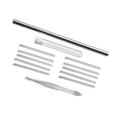 

Stainless Steel Haircut Razor Shaving Pen Eyebrow Beards Engraved Razor Pen Hair Modeling Scraper Salon Kit for Women Men