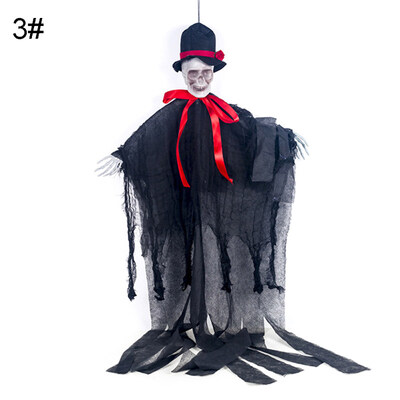 

Scary Hanging Halloween Skull Ghost Pendant Party Supplies Outdoor Decorations