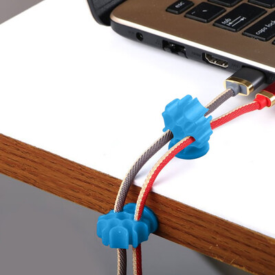 

Toponeto Wire Desktop Organizer Winder Management Headphone Cord Holder