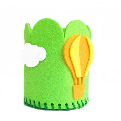 

Tailored 1pc DIY Pen Holder Non-woven Fabric Kindergarten Educational Toy