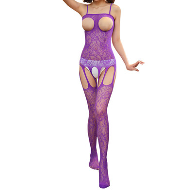 

Toponeto Sexy Open Crotch Body Stocking Bodysuit Nightwear Lingerie-Women Underwear