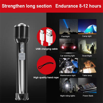 

Tactical Flashlight 2000LM Super Bright LED Torch Light With 7 Lighting Modes