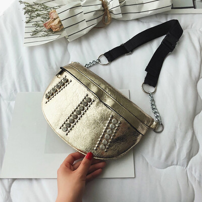 

Tailored Fashion Ladies Bright Diamonds Versatile Waist Bag Messenger Bag Shoulder Bag