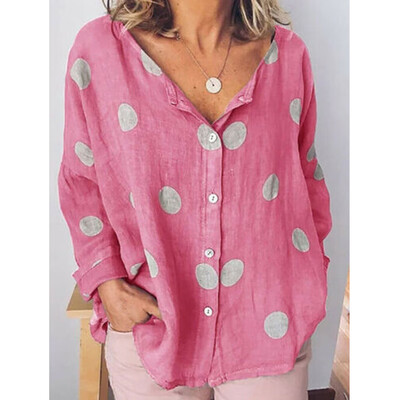 

Boho Women Summer Loose Shirt Tops Long Sleeve Blouse Gypsy Beach T-Shirt 6-18