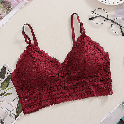 

〖Follure〗Women Sexy Bra Solid Vest Lace Seamless Breathable Push Up Top Underwear