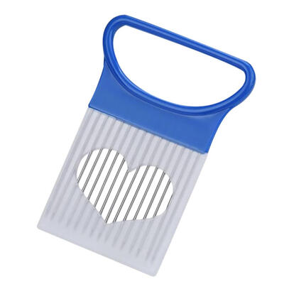 

Onion Cutter Stainless Steel Vegetables Tomato Slicer Holder Meat Needle