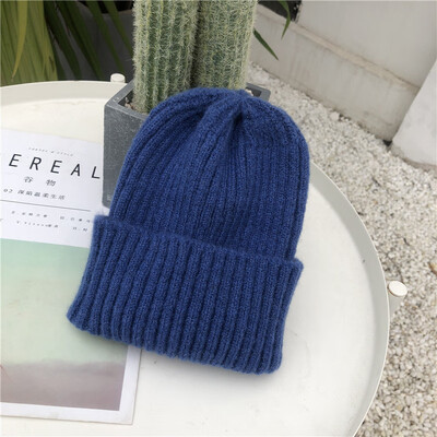 

Hat winter mens&womens warm ear protectors wool hat letters Joker knit Hat Korean casual lovers Turtleneck Hat tide