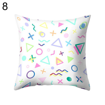 

Fish Arrow Hot Air Balloon Triangle Pillow Case Cushion Cover Sofa Bed Car Decor