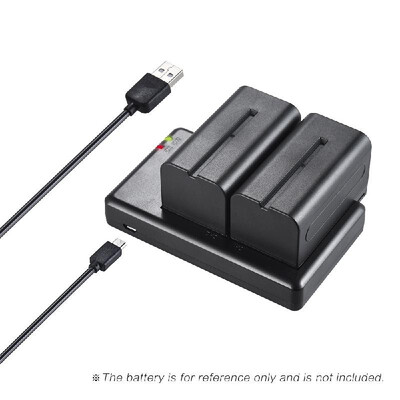 

FB LP-E6 Camera Battery Charger 2-Channel Micro-USB Input for Canon 5D Mark II III IV 5Ds 5Ds R 70D 6D 5Ds 80D 7D 7DII 60D DSLR Ca