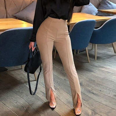 

Women Office Ladies Business Pants Slim Fit Casual Work Skinny Pencil Straight