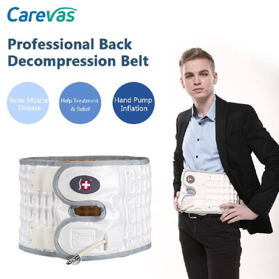 

Carevas Back Decompression Belt Lumbar Support Brace Spinal Air Traction Device Back Pain Relief for Degenerative DiscSpinal Sten
