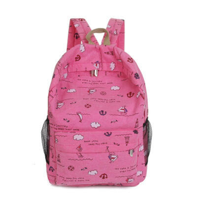 

Fashion Casual All-match Backpack Large Capacity Schoolbag Portable Shoulder Bag For Women