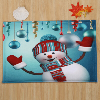 

Toponeto Merry Christmas Welcome Doormats Indoor Home Carpets Decor 40x60CM