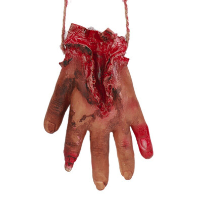 

Hot Broken Hand Foot With Rope Blood Horror Halloween Decoration Severed Bloody Limbs Hand Novelty Dead Broken Hand Gadgets