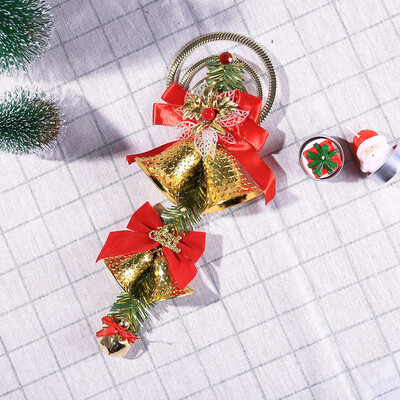 

Toponeto Christmas Bell Hanging Ornaments Wooden Santa Claus Xmas Tree Pendant Decor