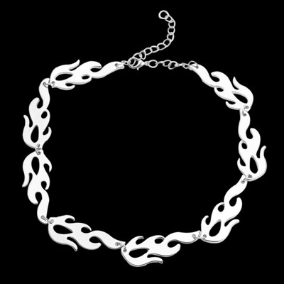 

Harajuku streetwear earring & Necklaces Unisex Necklace Punk Accessory Rock Chain Choker Necklaces for Hip hop king