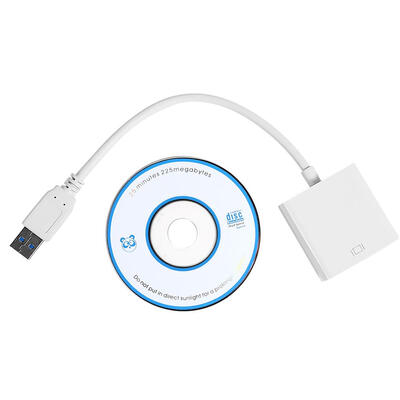 

USB 30 to VGA 1080P External Graphic Card Video Converter Adapter Cables