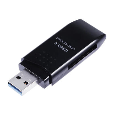 

Mini Portable USB30 Port High Speed 2 in 1 SDXC TF Card Reader