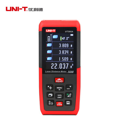 

UNI-T UT390B Handheld laser distance meter 40M60M80M100M120 Optical Laser Range finder area measure volume measure telemetre