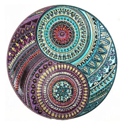 

5D DIY Special-shaped Diamond Painting Circle Cross Stitch Embroidery Kit