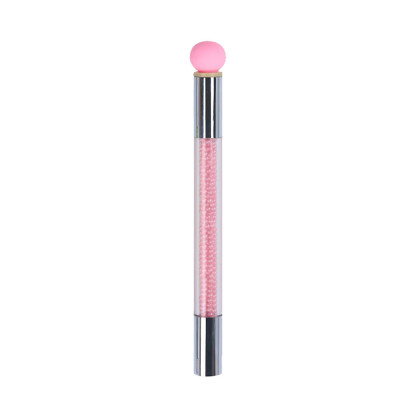 

〖Follure〗Double-end Nail Art Painting Gradient Shading Sponge Pen Brush Rhinestone Handle