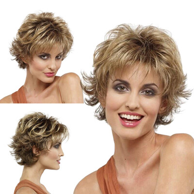 

〖Follure〗Fashion Womens Sexy Full Bangs Wig Short Wig Curly Wig Styling Cool Wig