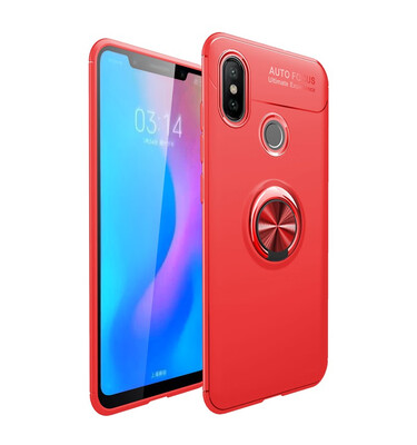 

Magnetic Case Huawei Honor 8X Max Phone Ring Cover Huawei Enjoy Max ARE-L32 Soft TPU Stand Case