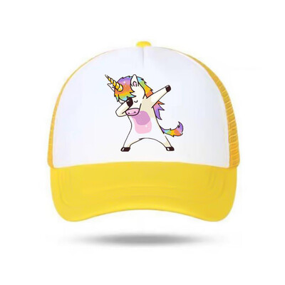 

Unicorn Cap Girls Boy Kids Baseball Cap Summer Sun Hat Adjustable Unique Gift