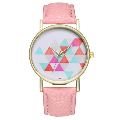 

Geometric Pattern Ladies Watch Fashion Orologio Donna Relogio Feminino De Luxe Marque Montre Femmes De Quartz Montres Clock