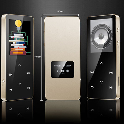 

C20 8GB Bluetooth MP3 Player HiFi Metal Music Player Loseless APE FLAC Audio Player FM Radio Voice Recording w TF Card Slot 18 I