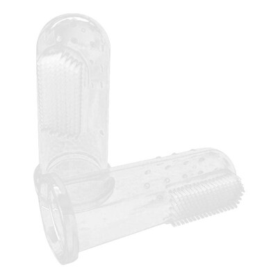

Super Soft Silicone Pet Finger Toothbrush Teddy Dog Brush Tartar Remover