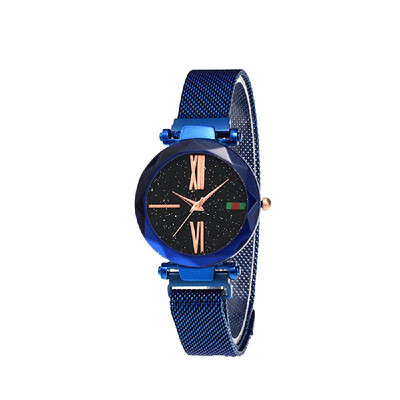 

Women Fashion Elegant Luxury Starry Sky Quartz Watch Lady Magnetic Band Jewelry Wristwatch