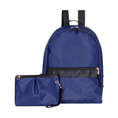 

2pcsset Travel Backpacks Women Nylon Shoulder School Bags Knapsack Clutch