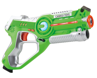 

CAN HUI Childrens Toy Gun cs Electric Sound Infrared Double Gun Spider Set Solid Color Gun 9401