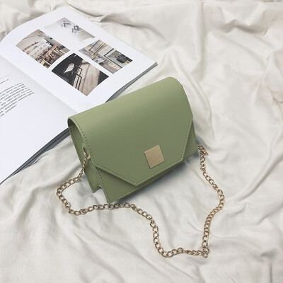 

2019 new wave Korean version of the simple temperament chain small square bag female fresh fashion casual wild shoulder Messenger bag