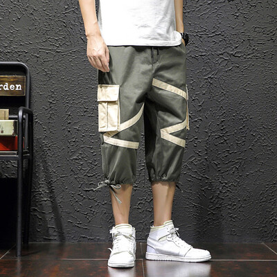 

Gobestart Mens Summer New Style Fashion Outdoor Sports Multi-Pocket Overalls Pants