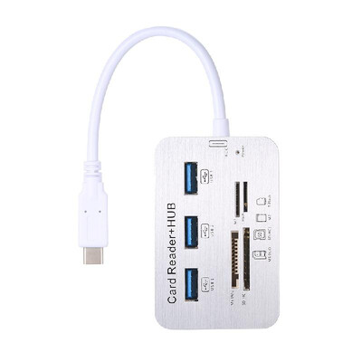 

Type-C All in One Card Reader 3 USB31 Hub With MS SD M2 TF for MacBook