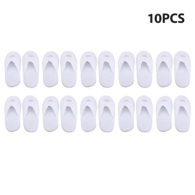 

Greensen 10 Pairs Disposable Indoors Home Guest Slippers Travel Hotel Slippers Comfortable SPA Shoes
