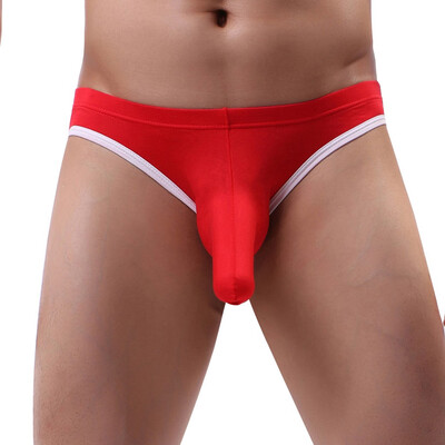 

Tailored Mens Splicing Underwear Soft Breathable Knickers Short Sexy Briefs