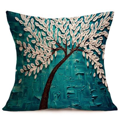 

〖Follure〗Print Sofa Bed Home Decoration Festival Pillow Case Cushion Cover